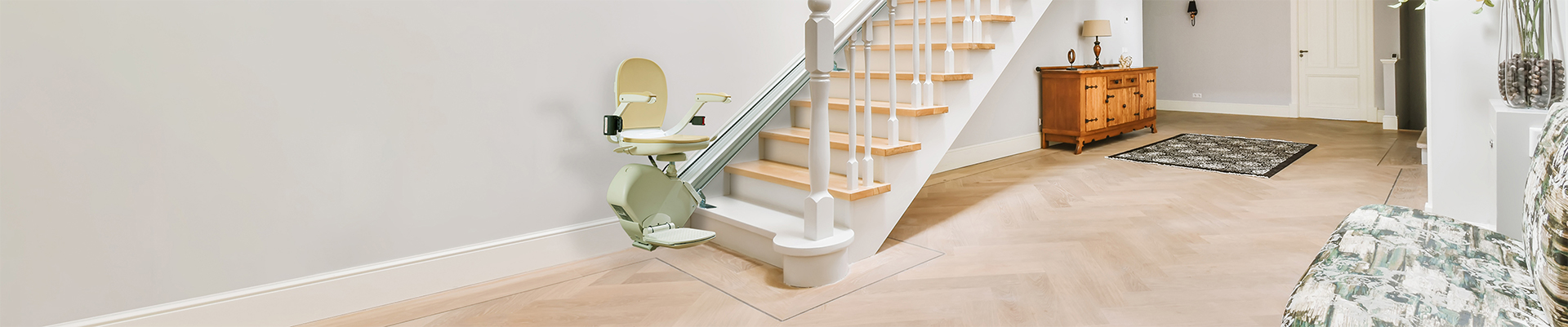 Stairlifts in a Plymouth home